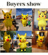 Pikachu Inflatable Costume Anime Cosplay Costume Pokemon Peluche Mascot Carnival Fantasy Adult Costumes